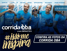Tablet Screenshot of corridaoba.com.br